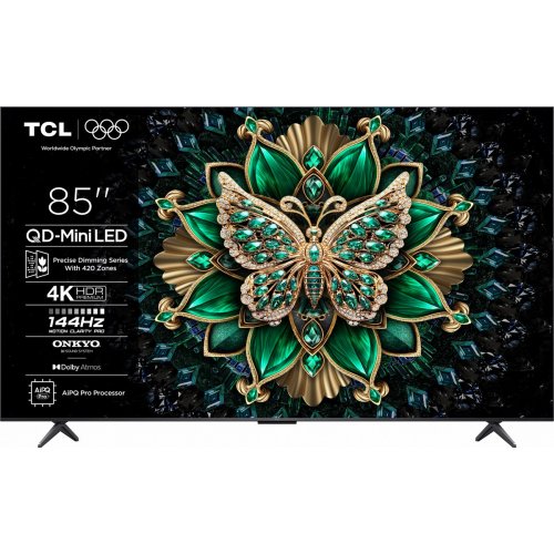 Телевізор TCL 85" 85C6K Black купити в Україні: Київ, Львів, Хмельницький, Тернопіль, Івано-Франківськ | Низька ціна, відгуки, характеристики від TELEMART фото