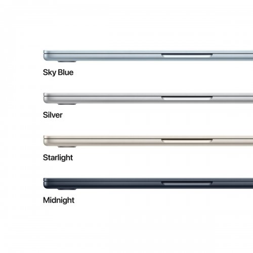 Ноутбук Apple MacBook Air 15" M5 16/512GB 2026 (MDVD4UA/A) Starlight купити в Україні: Київ, Львів, Хмельницький, Тернопіль, Івано-Франківськ | Низька ціна, відгуки, характеристики від TELEMART фото