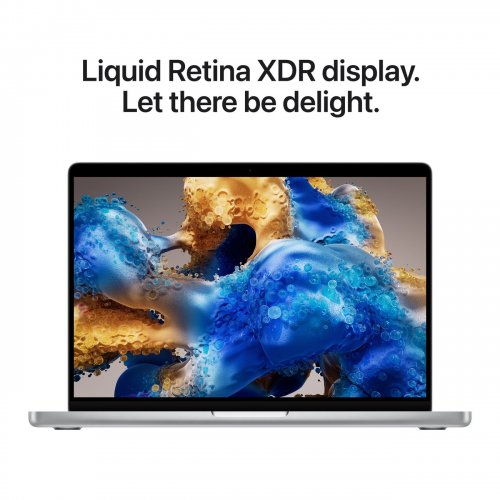 Ноутбук Apple MacBook Pro 14" M5 Pro 24/2TB 2026 (MGDP4UA/A) Silver купити в Україні: Київ, Львів, Хмельницький, Тернопіль, Івано-Франківськ | Низька ціна, відгуки, характеристики від TELEMART фото