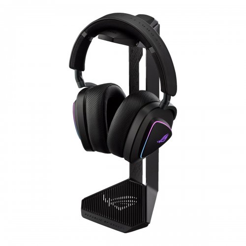 Подставка для наушников Asus ROG Throne II Core Gaming Headset Stand (90MP04F0-BHUA00) Black купить в Украине: Киев, Днепр, Харьков, Одесса  | Низкая цена, отзывы, характеристики от TELEMART фото