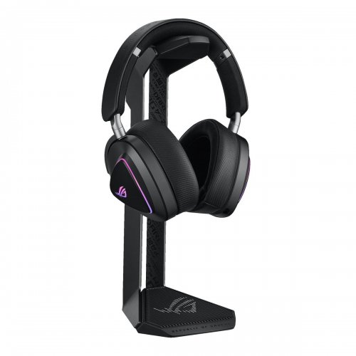 Подставка для наушников Asus ROG Throne II Core Gaming Headset Stand (90MP04F0-BHUA00) Black купить в Украине: Киев, Днепр, Харьков, Одесса  | Низкая цена, отзывы, характеристики от TELEMART фото