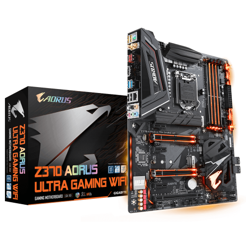 Продать Материнская плата Gigabyte Z370 AORUS ULTRA GAMING WIFI (s1151-V2, Intel Z370) по Trade-In интернет-магазине Телемарт - Киев, Днепр, Украина фото