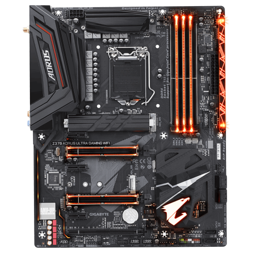Продать Материнская плата Gigabyte Z370 AORUS ULTRA GAMING WIFI (s1151-V2, Intel Z370) по Trade-In интернет-магазине Телемарт - Киев, Днепр, Украина фото