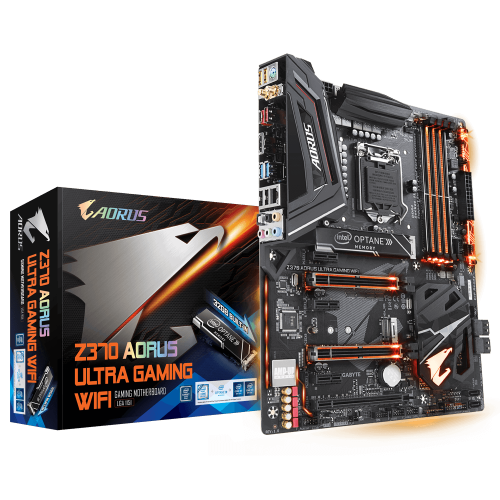 Продать Материнская плата Gigabyte Z370 AORUS ULTRA GAMING WIFI-OP (s1151-V2, Intel Z370) по Trade-In интернет-магазине Телемарт - Киев, Днепр, Украина фото