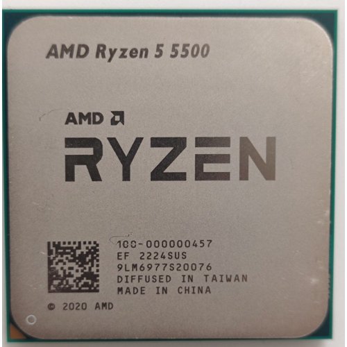 Процессор AMD Ryzen 5 5500 3.6(4.2)GHz 16MB sAM4 Tray (100-000000457) (Восстановлено продавцом, 861840) купить в Украине: Киев, Днепр, Харьков, Одесса  | Проверка совместимости, низкая цена, отзывы, характеристики от TELEMART фото