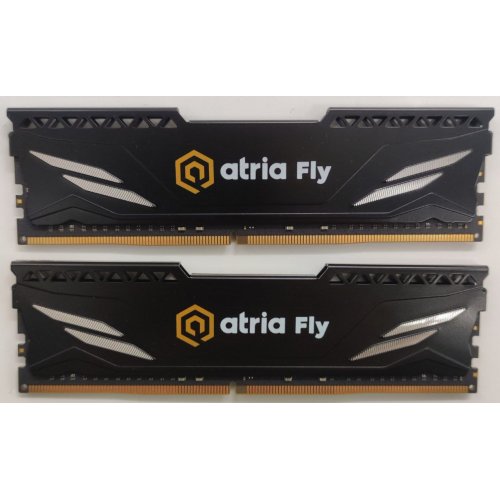 Озп ATRIA DDR4 32GB (2x16GB) 3200Mhz Fly Black (UAT43200CL18BK2/32) (Відновлено продавцем, 861842) купити в Україні: Київ, Львів, Хмельницький, Тернопіль, Івано-Франківськ | Перевірка сумісності, низька ціна, відгуки, характеристики від TELEMART фото