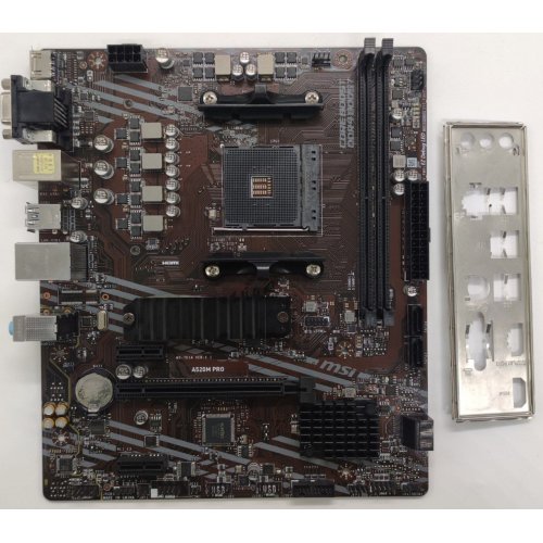 Материнская плата MSI A520M PRO (sAM4, AMD A520) (Восстановлено продавцом, 861845) купить в Украине: Киев, Днепр, Харьков, Одесса  | Проверка совместимости, низкая цена, отзывы, характеристики от TELEMART фото