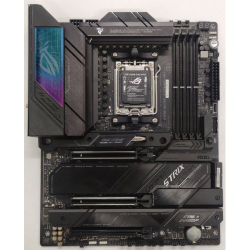 Материнська плата Asus ROG STRIX X670E-E GAMING WIFI (sAM5, X670) (Відновлено продавцем, 861853) купити в Україні: Київ, Львів, Хмельницький, Тернопіль, Івано-Франківськ | Перевірка сумісності, низька ціна, відгуки, характеристики від TELEMART фото
