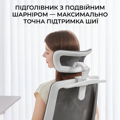 Крісло офісне Sihoo M59AS Mesh (M59AS-M301) Gray купити в Україні: Київ, Львів, Хмельницький, Тернопіль, Івано-Франківськ | Низька ціна, відгуки, характеристики від TELEMART фото