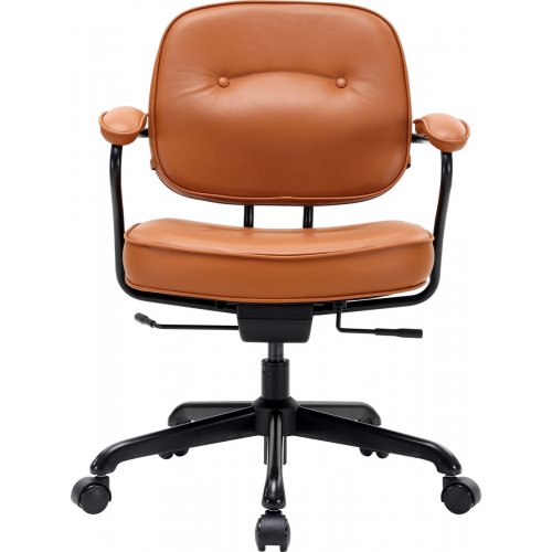 Крісло офісне Sihoo L3 PVC Vintage (L3D-M101) Brown купити в Україні: Київ, Львів, Хмельницький, Тернопіль, Івано-Франківськ | Низька ціна, відгуки, характеристики від TELEMART фото