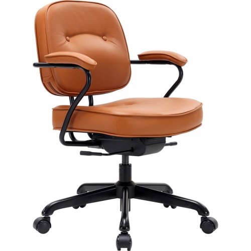 Крісло офісне Sihoo L3 PVC Vintage (L3D-M101) Brown купити в Україні: Київ, Львів, Хмельницький, Тернопіль, Івано-Франківськ | Низька ціна, відгуки, характеристики від TELEMART фото