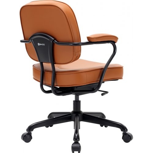 Крісло офісне Sihoo L3 PVC Vintage (L3D-M101) Brown купити в Україні: Київ, Львів, Хмельницький, Тернопіль, Івано-Франківськ | Низька ціна, відгуки, характеристики від TELEMART фото