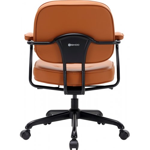 Крісло офісне Sihoo L3 PVC Vintage (L3D-M101) Brown купити в Україні: Київ, Львів, Хмельницький, Тернопіль, Івано-Франківськ | Низька ціна, відгуки, характеристики від TELEMART фото