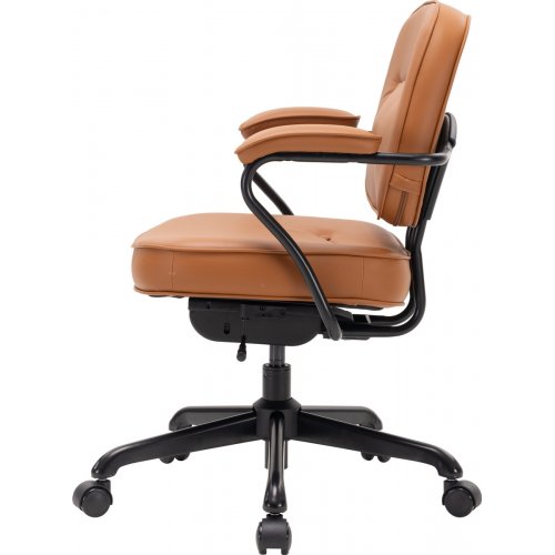 Крісло офісне Sihoo L3 PVC Vintage (L3D-M101) Brown купити в Україні: Київ, Львів, Хмельницький, Тернопіль, Івано-Франківськ | Низька ціна, відгуки, характеристики від TELEMART фото