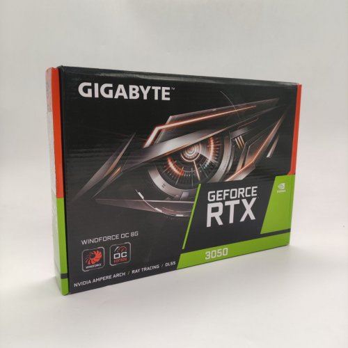 Відеокарта Gigabyte GeForce RTX 3050 WINDFORCE OC 8192MB (GV-N3050WF2OC-8GD) (Відновлено продавцем, 861865) купити в Україні: Київ, Львів, Хмельницький, Тернопіль, Івано-Франківськ | Перевірка сумісності, низька ціна, відгуки, характеристики від TELEMART фото
