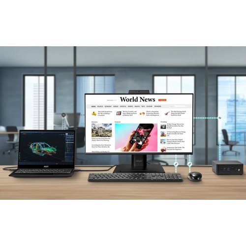 Монітор MSI 23.8" PRO MP245PDG E14 Black купити в Україні: Київ, Львів, Хмельницький, Тернопіль, Івано-Франківськ | Низька ціна, відгуки, характеристики від TELEMART фото