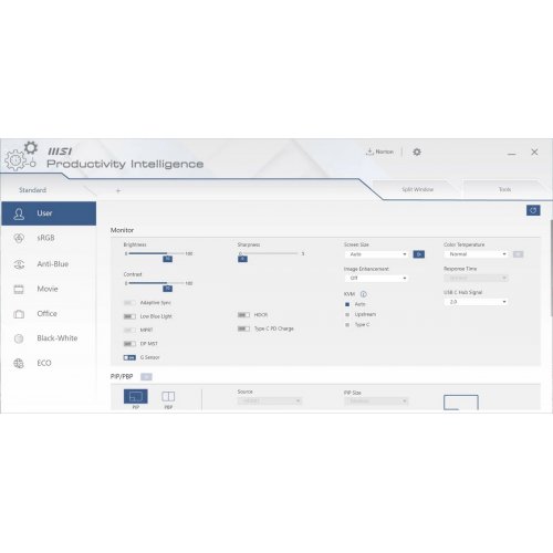 Монітор MSI 23.8" PRO MP245PDG E14 Black купити в Україні: Київ, Львів, Хмельницький, Тернопіль, Івано-Франківськ | Низька ціна, відгуки, характеристики від TELEMART фото