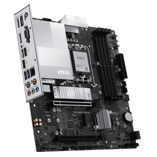 Материнская плата MSI PRO B860M-P WIFI6E (s1851, Intel B860) купить в Украине: Киев, Днепр, Харьков, Одесса  | Проверка совместимости, низкая цена, отзывы, характеристики от TELEMART фото
