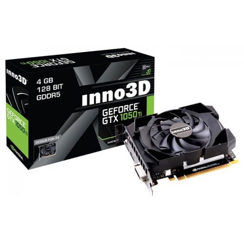 Відеокарта Inno3D GeForce GTX 1050 Ti Compact 4096MB (N105T-1SDV-M5CM) (Відновлено продавцем, 862026) купити в Україні: Київ, Львів, Хмельницький, Тернопіль, Івано-Франківськ | Перевірка сумісності, низька ціна, відгуки, характеристики від TELEMART фото