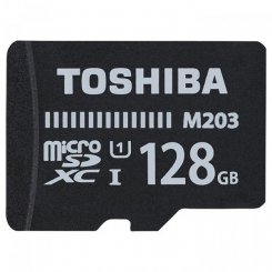 Карта пам'яті Toshiba microSDXC M203 128GB Class 10 UHS-I (с адаптером) (THN-M203K1280EA)