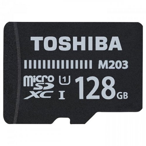 Карта пам'яті Toshiba microSDXC M203 128GB Class 10 UHS-I (с адаптером) (THN-M203K1280EA) купити в Україні | Telemart фото