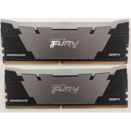 Озу Kingston DDR4 32GB (2x16GB) 3600Mhz FURY Renegade RGB Black (KF436C16RB12AK2/32) (Восстановлено продавцом, 862099) купить в Украине: Киев, Днепр, Харьков, Одесса  | Проверка совместимости, низкая цена, отзывы, характеристики от TELEMART фото