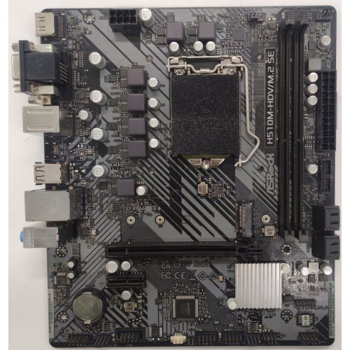 Материнская плата AsRock H510M-HDV/M.2 SE (s1200, Intel H470) (Восстановлено продавцом, 862105) купить в Украине: Киев, Днепр, Харьков, Одесса  | Проверка совместимости, низкая цена, отзывы, характеристики от TELEMART фото
