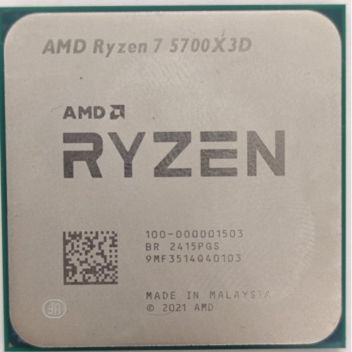Процессор AMD Ryzen 7 5700X3D 3.0(4.1)GHz 96MB sAM4 Tray (100-000001503) (Восстановлено продавцом, 862110) купить в Украине: Киев, Днепр, Харьков, Одесса  | Проверка совместимости, низкая цена, отзывы, характеристики от TELEMART фото
