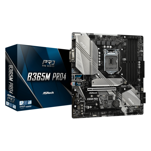 Материнська плата AsRock B365M Pro4 (s1151-V2, Intel B365) (Відновлено продавцем, 862245) купити в Україні: Київ, Львів, Хмельницький, Тернопіль, Івано-Франківськ | Перевірка сумісності, низька ціна, відгуки, характеристики від TELEMART фото