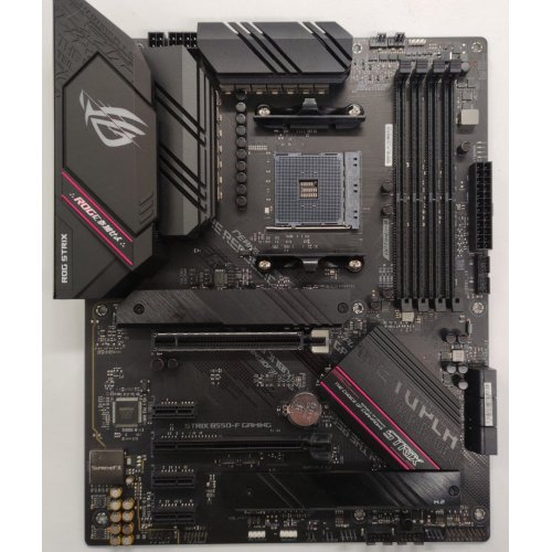 Материнская плата Asus ROG STRIX B550-F GAMING (sAM4, AMD B550) (Восстановлено продавцом, 862247) купить в Украине: Киев, Днепр, Харьков, Одесса  | Проверка совместимости, низкая цена, отзывы, характеристики от TELEMART фото