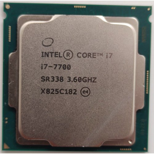 Процесор Intel Core i7-7700 3.6(4.2)GHz 8MB s1151 Tray (CM8067702868314) (Відновлено продавцем, 862298) купити в Україні: Київ, Львів, Хмельницький, Тернопіль, Івано-Франківськ | Перевірка сумісності, низька ціна, відгуки, характеристики від TELEMART фото