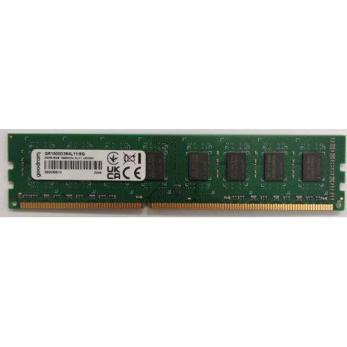 Озу GoodRAM DDR3 8GB 1600Mhz (GR1600D364L11/8G) (Восстановлено продавцом, 862308) купить в Украине: Киев, Днепр, Харьков, Одесса  | Проверка совместимости, низкая цена, отзывы, характеристики от TELEMART фото