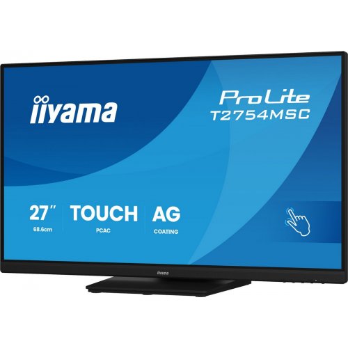 Монитор Iiyama 27" ProLite T2754MSC-B2AG Black купить в Украине: Киев, Днепр, Харьков, Одесса  | Низкая цена, отзывы, характеристики от TELEMART фото
