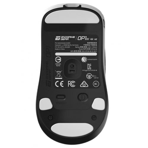 Мышка Endgame Gear OP1w 4K V2 Wireless (PGW-EG-MOU-072) White купить в Украине: Киев, Днепр, Харьков, Одесса  | Низкая цена, отзывы, характеристики от TELEMART фото