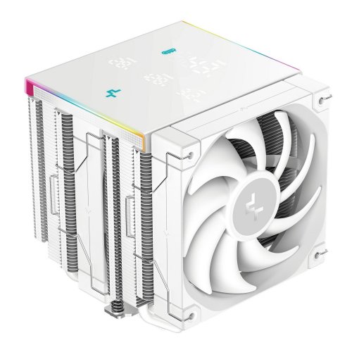 Уцінка кулер Deepcool AK620 DIGITAL PRO (R-AK620-WHAPMN-G) White (Розкрита упаковка, 862591) купити в Україні: Київ, Львів, Хмельницький, Тернопіль, Івано-Франківськ | Перевірка сумісності, низька ціна, відгуки, характеристики від TELEMART фото
