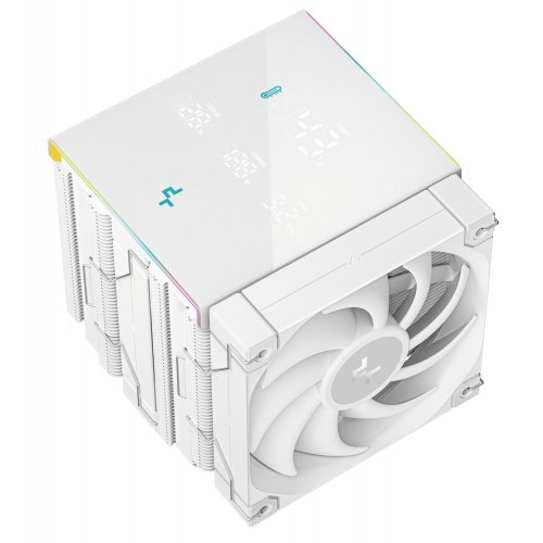 Уцінка кулер Deepcool AK620 DIGITAL PRO (R-AK620-WHAPMN-G) White (Розкрита упаковка, 862591) купити в Україні: Київ, Львів, Хмельницький, Тернопіль, Івано-Франківськ | Перевірка сумісності, низька ціна, відгуки, характеристики від TELEMART фото
