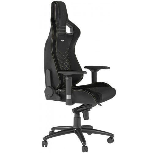Ігрове крісло Noblechairs EPIC Series (NBL-PU-GOL-002) Black/Gold купити в Україні: Київ, Львів, Хмельницький, Тернопіль, Івано-Франківськ | Низька ціна, відгуки, характеристики від TELEMART фото