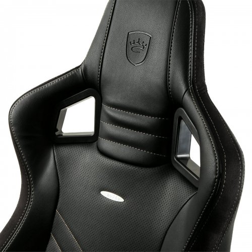 Ігрове крісло Noblechairs EPIC Series (NBL-PU-GOL-002) Black/Gold купити в Україні: Київ, Львів, Хмельницький, Тернопіль, Івано-Франківськ | Низька ціна, відгуки, характеристики від TELEMART фото