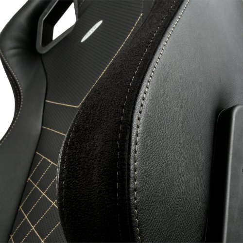 Ігрове крісло Noblechairs EPIC Series (NBL-PU-GOL-002) Black/Gold купити в Україні: Київ, Львів, Хмельницький, Тернопіль, Івано-Франківськ | Низька ціна, відгуки, характеристики від TELEMART фото