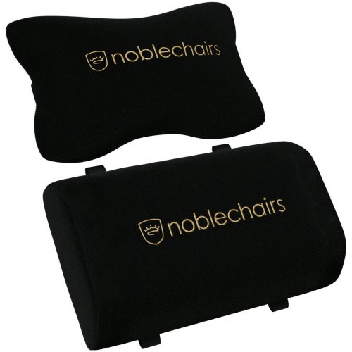 Игровое кресло Noblechairs EPIC Series (NBL-PU-GOL-002) Black/Gold купить в Украине: Киев, Днепр, Харьков, Одесса  | Низкая цена, отзывы, характеристики от TELEMART фото