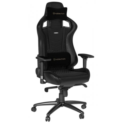 Ігрове крісло Noblechairs EPIC Series Real Leather (NBL-RL-BLA-001) Black купити в Україні: Київ, Львів, Хмельницький, Тернопіль, Івано-Франківськ | Низька ціна, відгуки, характеристики від TELEMART фото