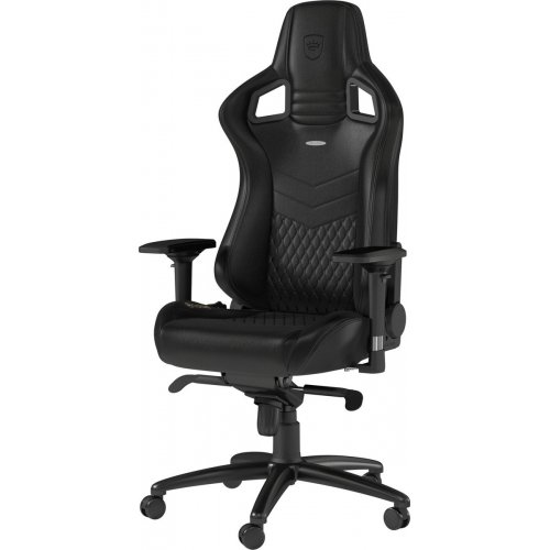 Ігрове крісло Noblechairs EPIC Series Real Leather (NBL-RL-BLA-001) Black купити в Україні: Київ, Львів, Хмельницький, Тернопіль, Івано-Франківськ | Низька ціна, відгуки, характеристики від TELEMART фото