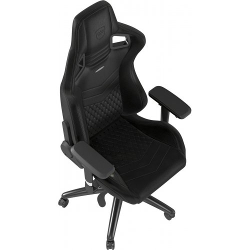 Ігрове крісло Noblechairs EPIC Series Real Leather (NBL-RL-BLA-001) Black купити в Україні: Київ, Львів, Хмельницький, Тернопіль, Івано-Франківськ | Низька ціна, відгуки, характеристики від TELEMART фото