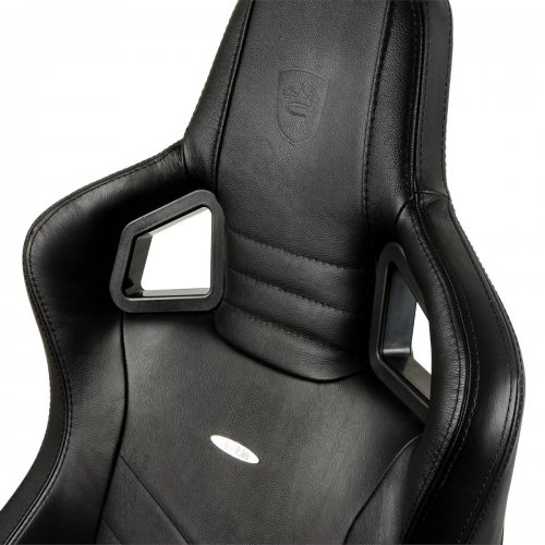 Ігрове крісло Noblechairs EPIC Series Real Leather (NBL-RL-BLA-001) Black купити в Україні: Київ, Львів, Хмельницький, Тернопіль, Івано-Франківськ | Низька ціна, відгуки, характеристики від TELEMART фото