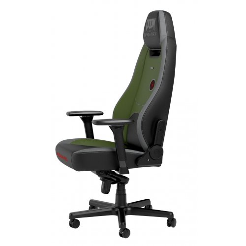 Ігрове крісло Noblechairs LEGEND DOOM: Dark Ages Edition (NBL-LGD-PU-DDA) Black/Green купити в Україні: Київ, Львів, Хмельницький, Тернопіль, Івано-Франківськ | Низька ціна, відгуки, характеристики від TELEMART фото