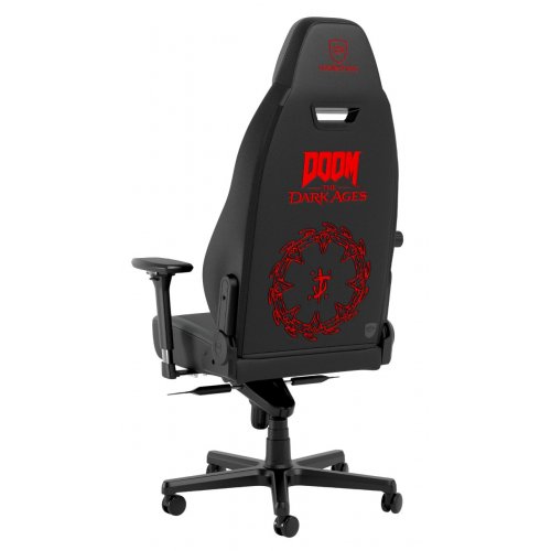 Ігрове крісло Noblechairs LEGEND DOOM: Dark Ages Edition (NBL-LGD-PU-DDA) Black/Green купити в Україні: Київ, Львів, Хмельницький, Тернопіль, Івано-Франківськ | Низька ціна, відгуки, характеристики від TELEMART фото