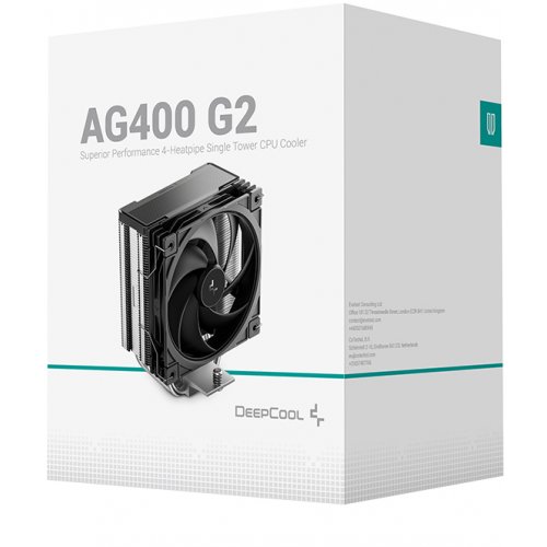 Кулер Deepcool AG400 G2 (R-AG400-BKNPMG2-G) купити в Україні: Київ, Львів, Хмельницький, Тернопіль, Івано-Франківськ | Перевірка сумісності, низька ціна, відгуки, характеристики від TELEMART фото