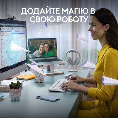 Уценка клавиатура Logitech K950 Wireless (920-012466) Off-White (Вскрытая упаковка, 862624) купить в Украине: Киев, Днепр, Харьков, Одесса  | Низкая цена, отзывы, характеристики от TELEMART фото