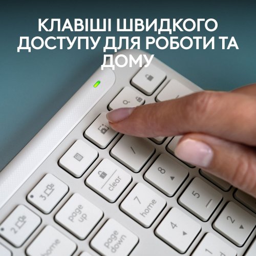 Уценка клавиатура Logitech K950 Wireless (920-012466) Off-White (Вскрытая упаковка, 862624) купить в Украине: Киев, Днепр, Харьков, Одесса  | Низкая цена, отзывы, характеристики от TELEMART фото