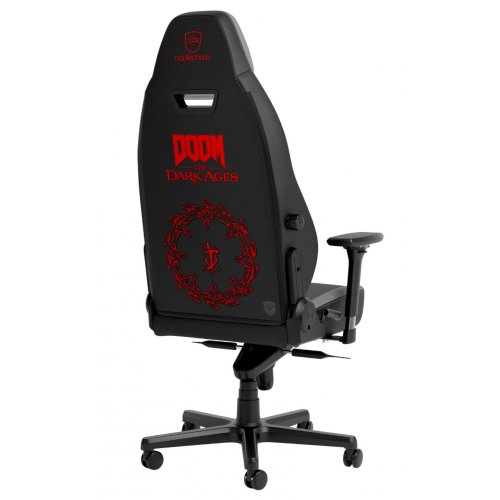 Ігрове крісло Noblechairs LEGEND DOOM: Dark Ages Edition (PGW-NB-LGC-014) Black/Green купити в Україні: Київ, Львів, Хмельницький, Тернопіль, Івано-Франківськ | Низька ціна, відгуки, характеристики від TELEMART фото